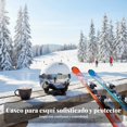 thumbnail image 4 of Abbraccia Casco de esquí, cálido de invierno, protección resistente, gafas integradas, deportes de nieve unisex, 4 of 6
