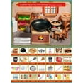 thumbnail image 1 of Mini Small Kitchen Toys Real Cooking Full Set Cooking Kitchenware Real Version, 1 of 7