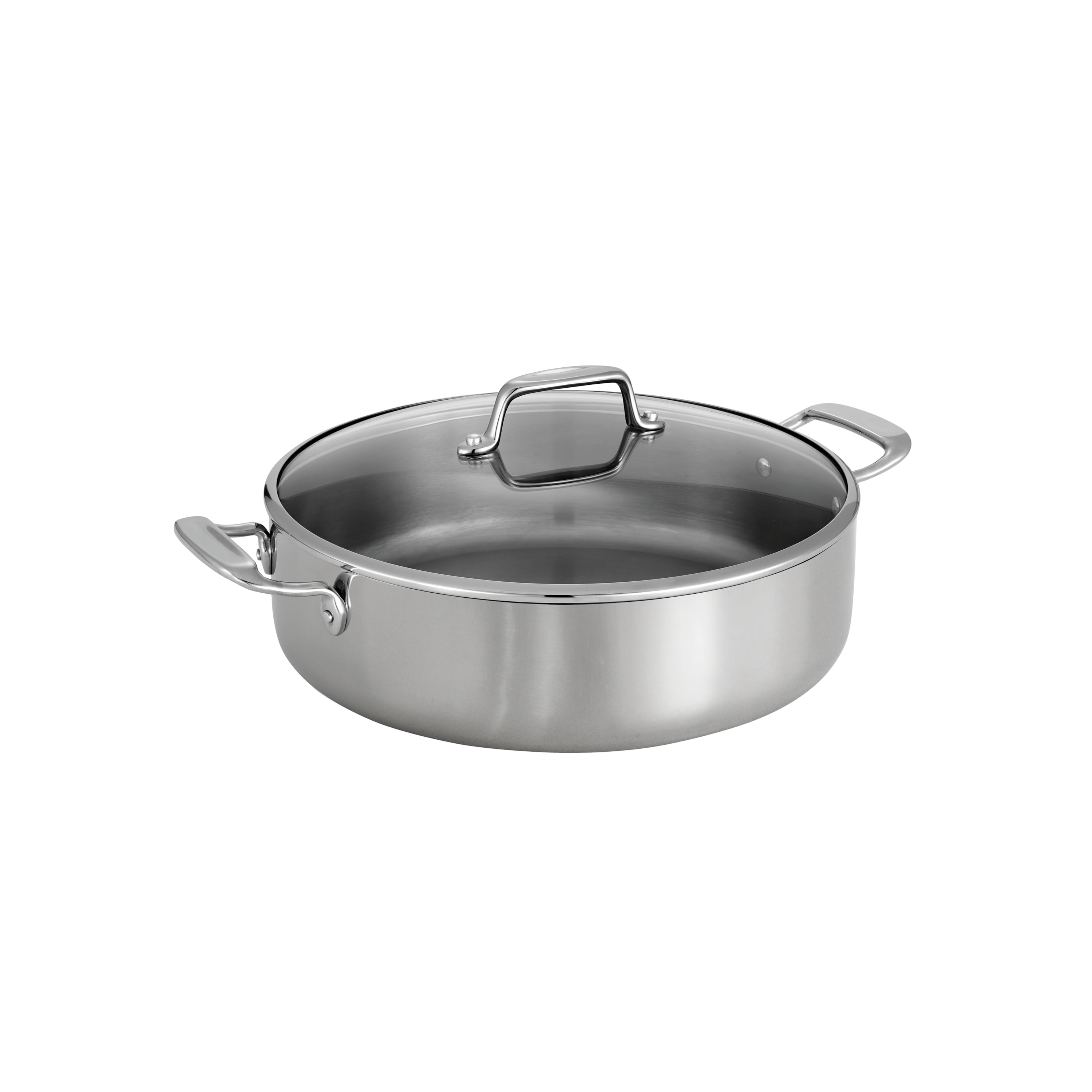 Tramontina TriPly Clad 6 Qt Covered Stainless Steel Braiser Pan