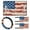American Flag, variant on XYZCANDO Leopard 4 Piece Golf Cart Seat Covers Golf Cart Steering Wheel Covers 2pcs Golf Cart Flag Golf Cart Towel Animal Print Steering Wheel Wrap Mini Flags Suitable for All Weather Black