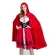 thumbnail image 4 of Sunloudy Disfraces de Cosplay de Halloween para Mujer, Vestido de Color de Contraste + Capa con Capucha de Color Sólido Sunloudy moda, 4 of 9