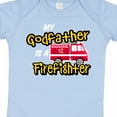 thumbnail image 4 of Inktastic My Godfather is a Firefighter with Fire Truck Boys or Girls Baby Bodysuit, 4 of 5