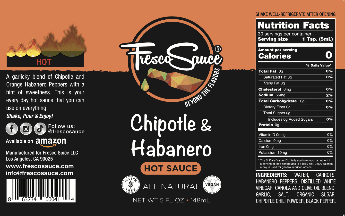 Habanero Duet - Mustard and Hot Sauce 2 Pack by Fresco Sauce