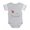 Heather Gray, variant on CafePress - Ladybug Charlotte - Cute Infant Baby Football Bodysuit
