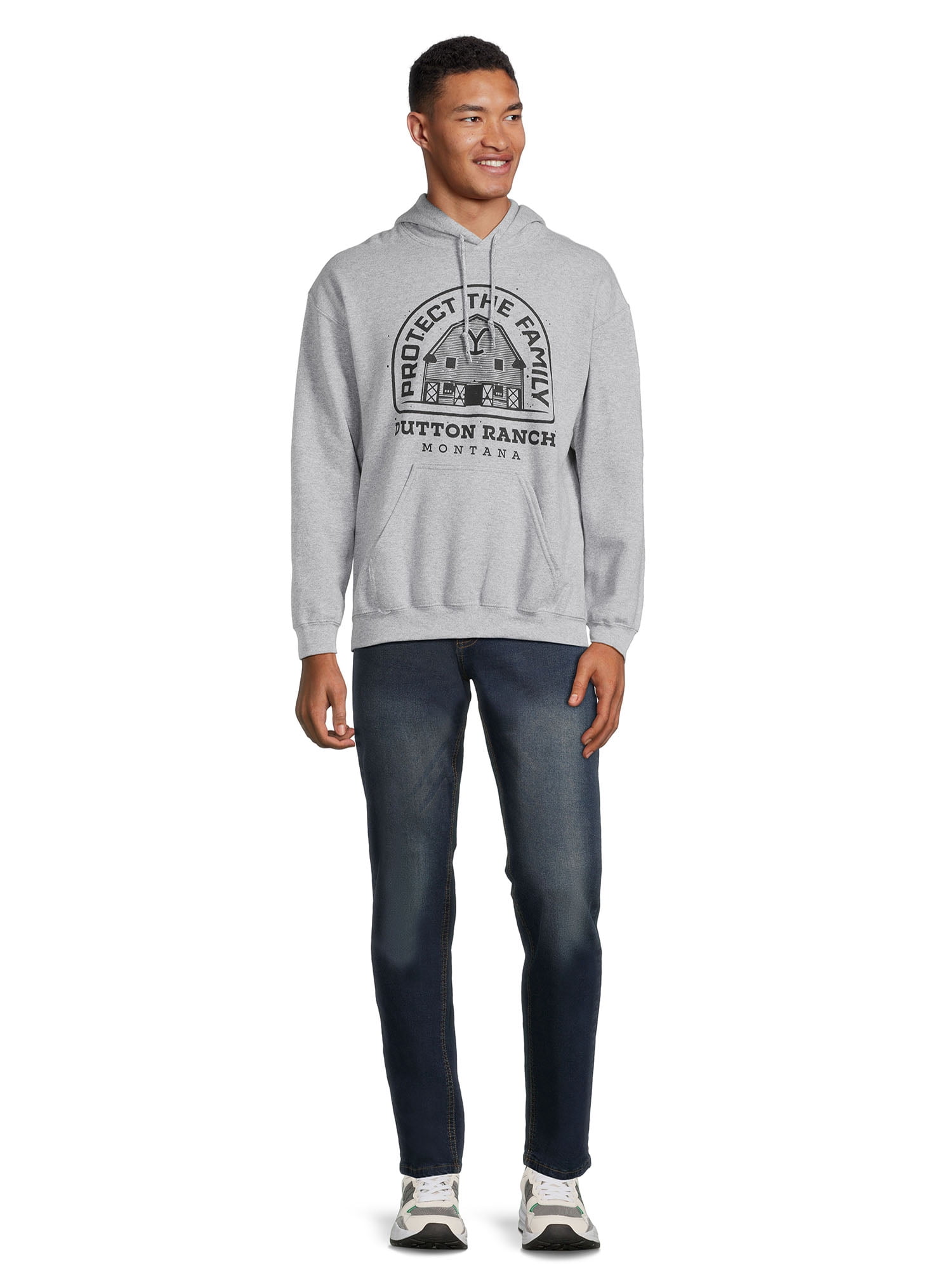 Yellowstone Men's and Big Men's Pullover Hoodie Sweatshirt, Sizes S-3XL