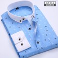 thumbnail image 2 of Camisa de hombre nueva primavera 2024 tendencia de manga larga nueva camisa casual para hombre versión coreana delgada, 2 of 5