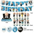 thumbnail image 2 of Baby Boss Birthday Party Decorations Set, Includes Banner, Cake Toppers, Balloons_Special Gift 2894, 2 of 5