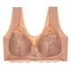 thumbnail image 3 of WILLBEST Brasier Invisible Mujer Sujetador Francés Sin Aros De Acero Para Mujer, Con Cierre Frontal, Espalda En T, Talla Grande, Sin Costuras Y Sin Forro, Para Busto Grande 271, 3 of 3