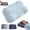 Light-blue, variant on Ergonomic Memory Foam Pillow,TTOOGO Contour Cloud Shape Cervical Support Pillow with Arm Tunnel,Soft Cooling Bed Pillow for Side Back Stomach Sleepers Neck Pain Relief