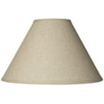 thumbnail image 1 of Lamp Shade Springcrest Empire, tela de arpillera marrón beige, 1 of 6