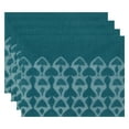 thumbnail image 2 of Simply Daisy 18" x 14" Watermark Geometric Print Placemat, Set of 4, 2 of 4