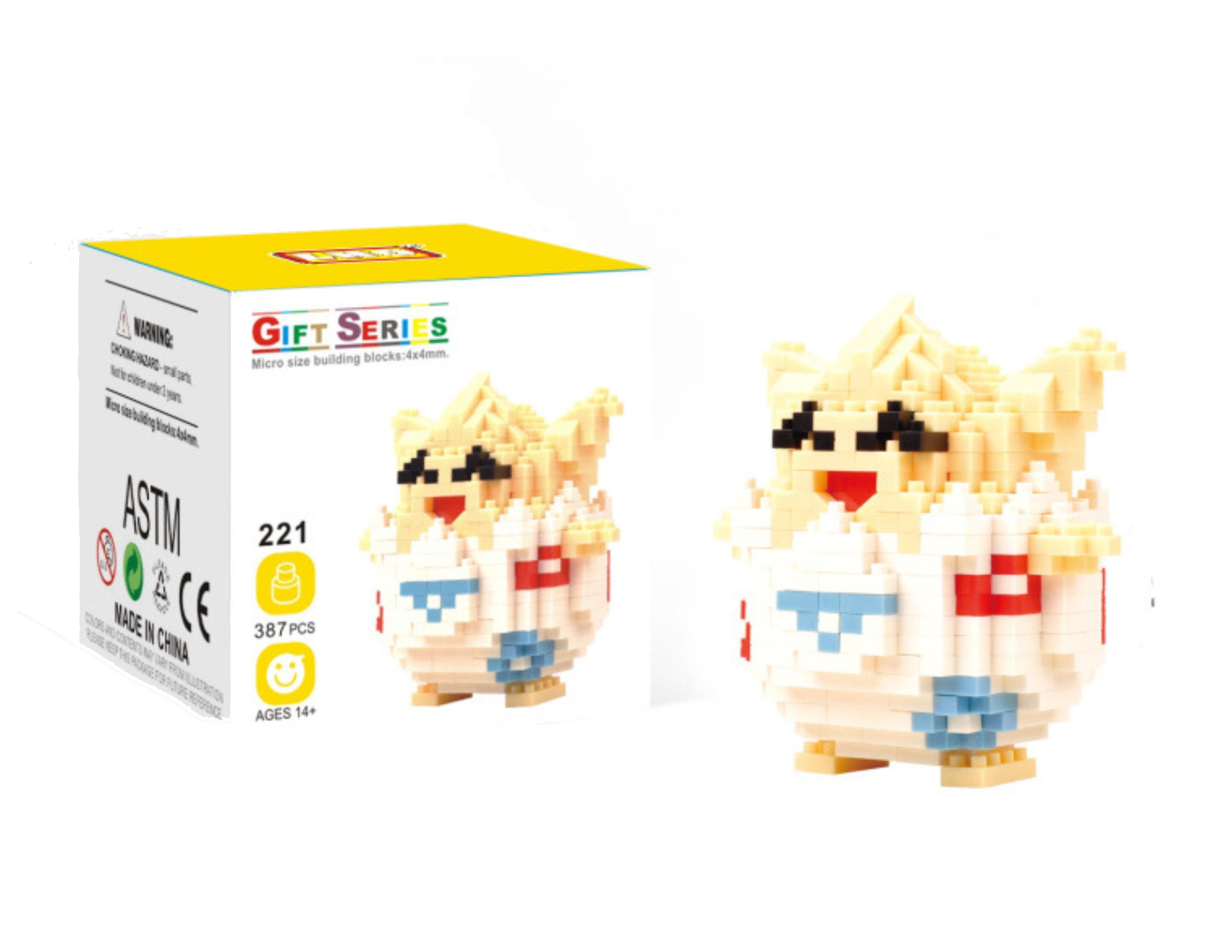 Nano Blocks 250 pcs Stitch Micro Diamond Building Blocks DIY Set Kit