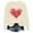Beige, variant on Womens Cute Love Heart Print Sweaters Round Neck Loose Fie Valentine Long Sleeve Pullover Tops