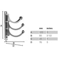thumbnail image 2 of Smedbo Antique pewter triple hook, 2 of 2