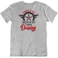 thumbnail image 1 of No Greater Joy Than Driving T-Shirt Gifts for Car Enthusiast & Lover Men & Women Light Grey, 1 of 8