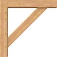 thumbnail image 3 of Ekena Millwork 7 1/2"W x 42"D x 42"H Traditional Block Smooth Bracket w/ Offset Brace, Western Red Cedar, 3 of 25