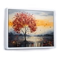thumbnail image 2 of Designart "love Landscape Melting Hearts IV" Romantic Landscape Floater Framed Canvas Art Print, 2 of 7