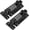 Black-2 Combination Locking Bolt, variant on Combination Locking Bolt,Thickened Solid Zinc Alloy Combination Barrel Bolt,Safety Slide Latch Lock with Password Setting,for Shed,Garages,Fences,Iron Gate.(Black,4.8 Inch)