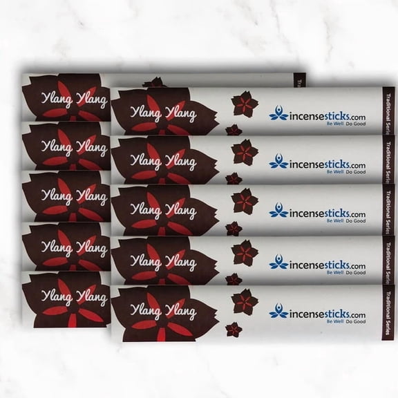 Ylang Ylang Incense 8" 10 Sticks Pack: 10 Packs