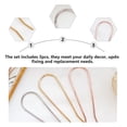 thumbnail image 2 of Miangastore 3 Pcs Style Simple Bâtonnets de Cheveux pour Femmes Épingle en Forme de U Décoration Épingle à Cheveux, 2 of 8