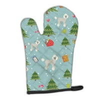 Christmas Poodle Oven Mitt