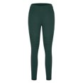 thumbnail image 4 of JWZUY Women's Elastic Waisted Slim Fit Pants Stylish Zip Cuff Pencil Pants Drainpipe Jeans Green XXXXXL, 4 of 5