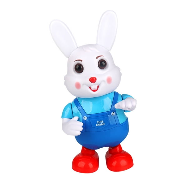 TIELUTT Interactive Dancing Bunny with Music and Lights Educational Electronic Animal for Kids Toddlers Learning and It-100 Animal Sensory for Toddlers 1-3 Cognition Games for Kids Alphabet Game