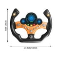 thumbnail image 4 of Volant pour Tout-Petits, Volant teering avec Son, Simulation Orange, 4 of 4