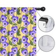 thumbnail image 4 of Blackout Kids Curtains,Pioneer Flower Floral Print Pattern Childrens Insulated Curtains Set Of 2,Bedroom Essentials,Toddler Room Decor 52"x84", 4 of 5