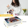 thumbnail image 5 of Vehicle Portable PU Leather Jewelry Organizer with Removable Compartment, Necklace Holder, Bracelet Holder, and Jewelry Boxes, 5 of 6