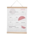 thumbnail image 1 of Miangastore Wall Calendar Assorted Color 1Pcs 15.7X11.9X0.8In Canvas Wood, 1 of 8