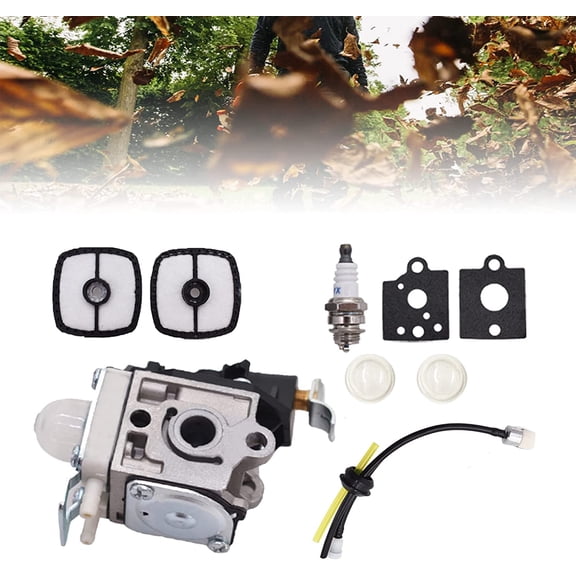 PET-U Carburetor with Air Filter Tune Up Kit Replacement for Echo PB-251 PB-265L PB-265LN Blower Zama RB-K85 A021001350 A021001351