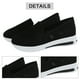 thumbnail image 3 of Zapatillas De Deporte De Moda Zapatillas de deporte informales y cómodas para mujer, de malla sólida, ligeras (negro 38), 3 of 6
