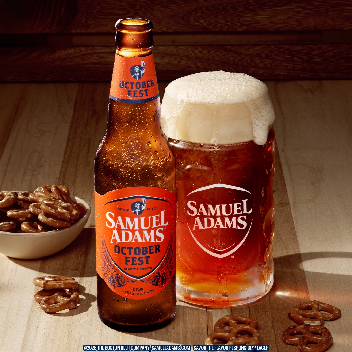 Samuel Adams Seasonal Craft Beer, 12 pack, 12 fl. oz. Glass Bottles, 5.3% ABV