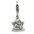 thumbnail image 3 of 925 Sterling Silver Reflections Antiqued Ornate Charm Pendant; for Adults and Teens; for Women and Men, 3 of 4