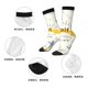 thumbnail image 5 of Fotbe Golf Icons And Golfer Calcetas Largas con Estampado para Hombre y Mujer – Calcetas de Compresión Transpirables y Elásticas, Viajar y Uso Diario Talla 5-11, 5 of 6
