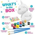 thumbnail image 2 of Original Stationery Decorate and Paint Your Own Unicorn Money Box - Kids Paint Set Birthday Gift for Girls with 21 Gems, 12 Non Toxic Colors and More!, 2 of 9