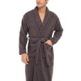 thumbnail image 3 of Skylinewears Men’s Luxury Robe 100% Cotton Terry Robe Shawl Collar Kimono Bathrobe Spa Robe Lightweight Soft Sleepwear Shower Robe Gowns for Men, 3 of 6