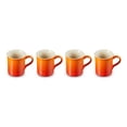 thumbnail image 1 of Juego de 4 tazas de gres Le Creuset Flame, 414 ml, 1 of 3