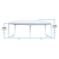 thumbnail image 6 of Topcobe 120"x240" Canopy Tent Awnings for Decks, Backyard Canopy Patio Canopy, Outdoor Tent Canopy for Wedding Party Event Tent, White, 6 of 15
