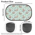 thumbnail image 7 of Yuyamidu Otter Car Window Shades for Baby Universal Side Car Window Shades Lightweight Car Window Covers 2 PCS Window Shade Sun Protection, Green, 7 of 7
