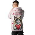 thumbnail image 5 of Happy Valentine's Day Ragdoll Brings Love Heart All Over Print 3D Hoodie Unisex Merch Hoodies Cat Lover Kitten Owner Gifts Idea - 02028, 5 of 6
