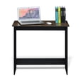 thumbnail image 4 of Furinno SIMPLISTIC 31-Inch Rustic Brown Computer Desk, Small Office Desk, Rectangular Home Office Desk with Drawers, Gaming Desk for Home Office, Bedroom, Study Room, Brown Walnut, 4 of 5