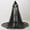 Black, variant on JOANKDMI Unisex Spooky Chic Celestial Fairy Hooded Cape Sheer Starry Cloak for Magical Princess Elegant Witch Halloween Party Fancy Dress Up Apparel