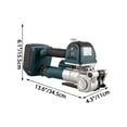 thumbnail image 2 of VEVOR DD19A Electric Strapping Tool, Handheld Strapping Machine for 0.4-0.7inch Width PP/PET Belt, Electric Welding Strapping Tool Tight 6000N Adjustable, for PET/PP Bands, 2 of 9