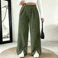 thumbnail image 3 of yillto Womens Fleece Pant Loungewear Warm Fuzzy Pajamas Pants Fall Winter Warm Sleepwear Pjs Bottoms, 3 of 7