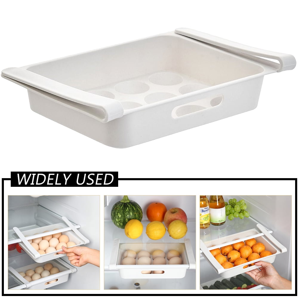 6 pcs  Drawer Type Egg Holders 12-grids Egg Containers Refrigerator Egg Drawers
