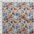 thumbnail image 4 of oneOone Cotton Silk Orange Fabric Florals Fabric For Sewing Printed Craft Fabric By The Yard 42 Inch Wide-R9, 4 of 6