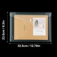 thumbnail image 2 of 20 Pcs Plastic Envelopes Poly Envelopes Clear Waterproof Envelope Folder with Button Closure, Home, Work, Outdoor and Office Organization, 2 of 7