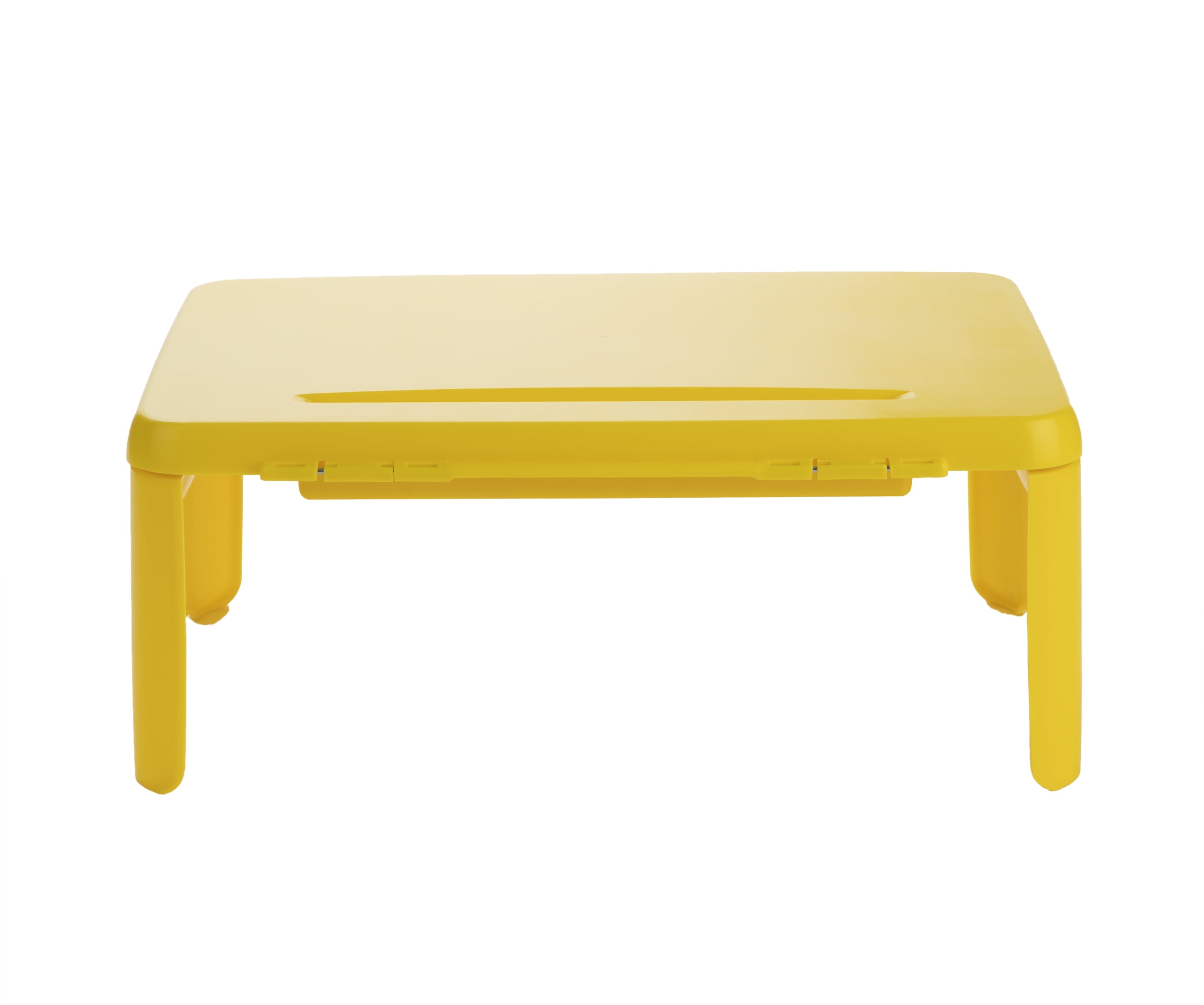 Mind Reader Portable Plastic Folding Lap Desk and Tray with Storage